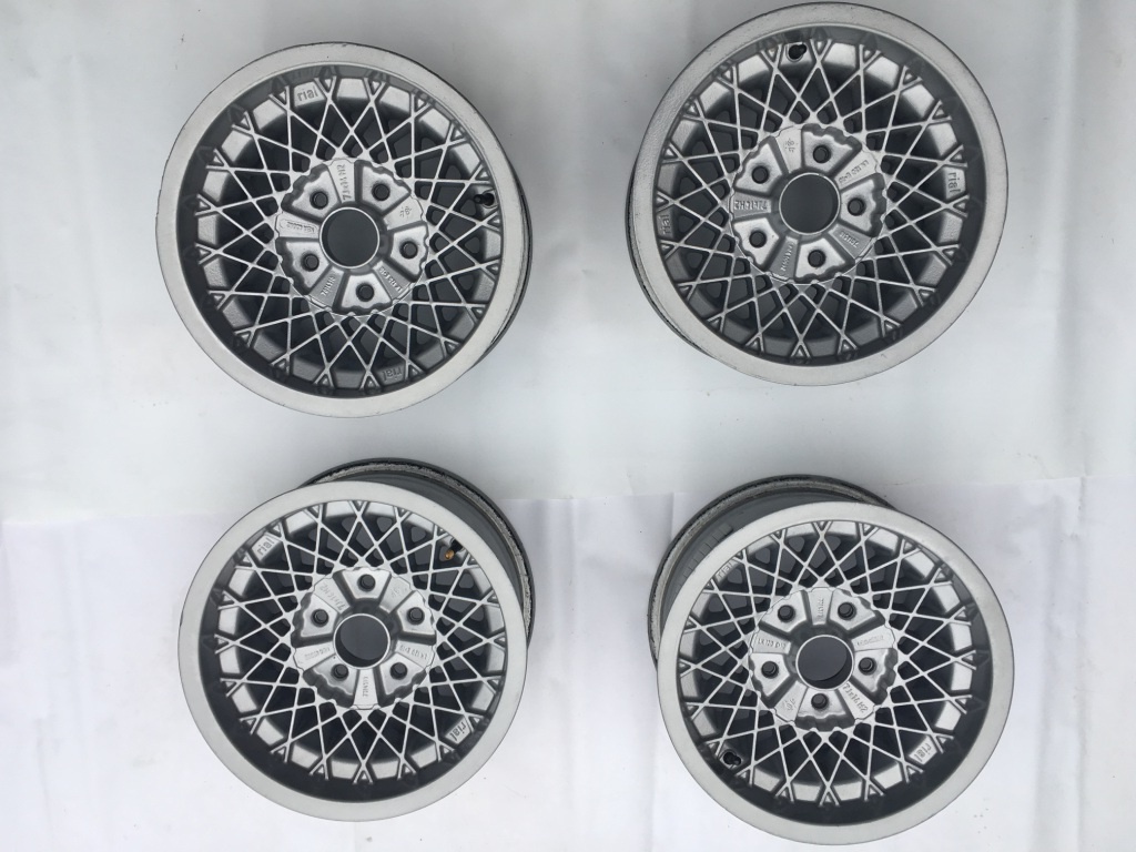 Sada litých hliníkových retro kol Rial Mesh typ R 7Jx14