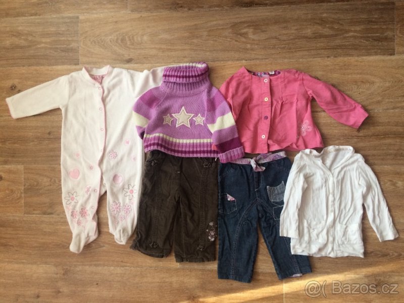 6x oblečení pro holčičku. Velikost 74 (6-9měsíců).