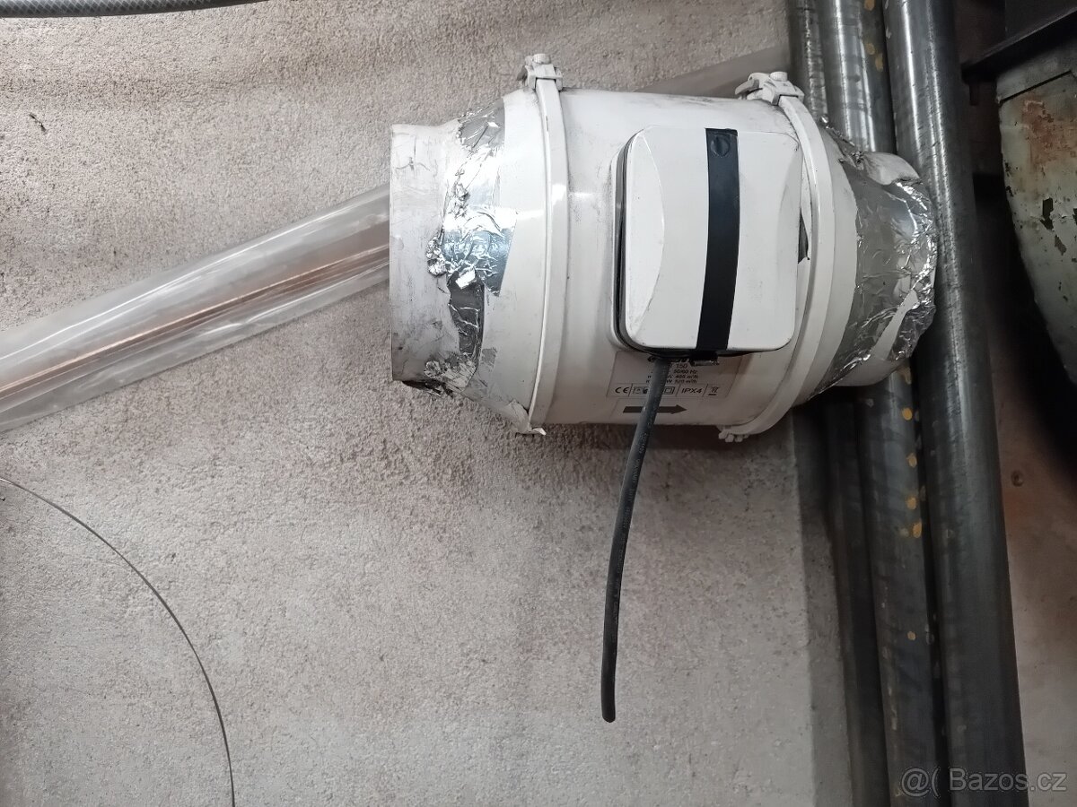 Axiální ventilátor průměr 150 mm