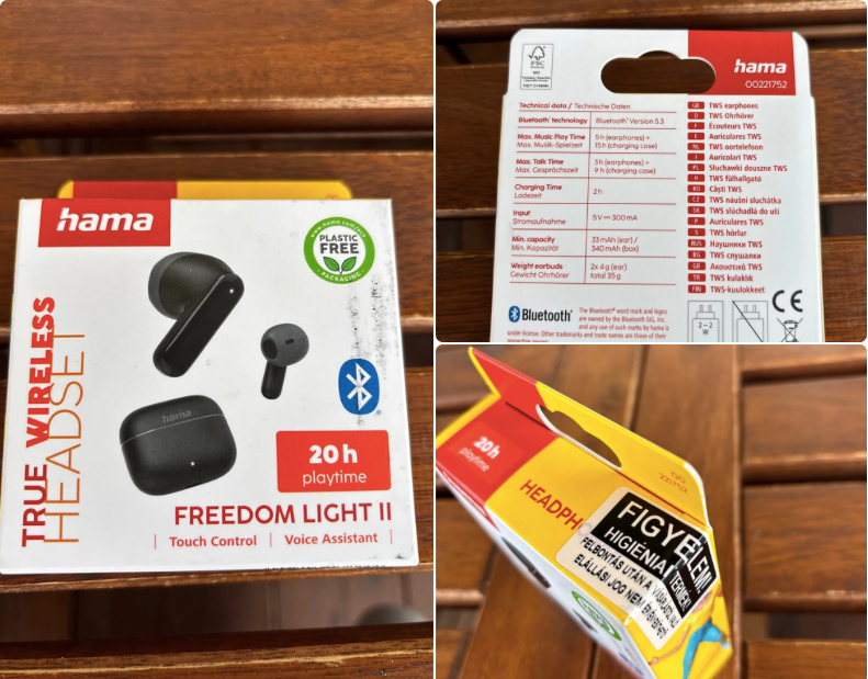 Bezdrátová sluchátka hama