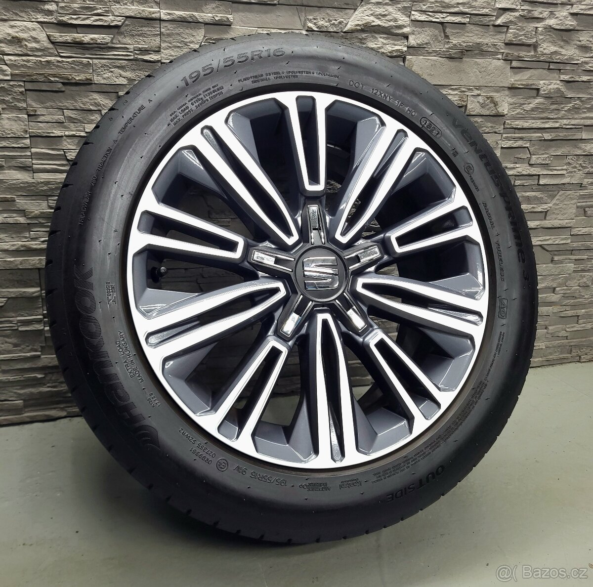 16" Originál Seat Ibiza 5x100 letní sada