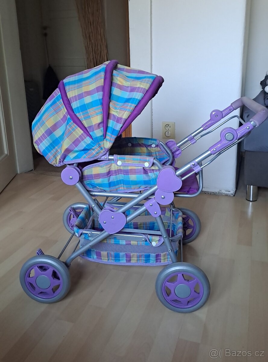 kočárek pro panenky - trojkombinace