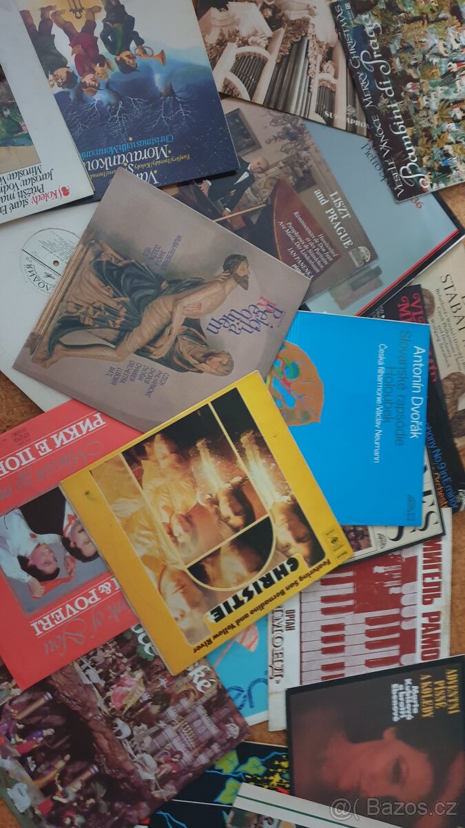 Větší množství LP Vinyl desek - různé , cca 100kusů