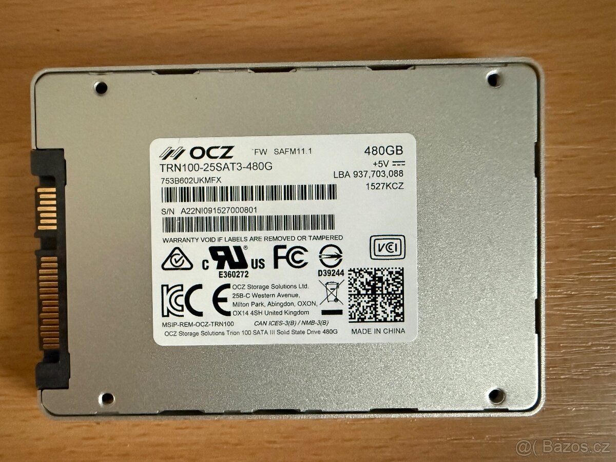 OCZ Trion 100 SATA III Solid State Drive (SSD) 480GB