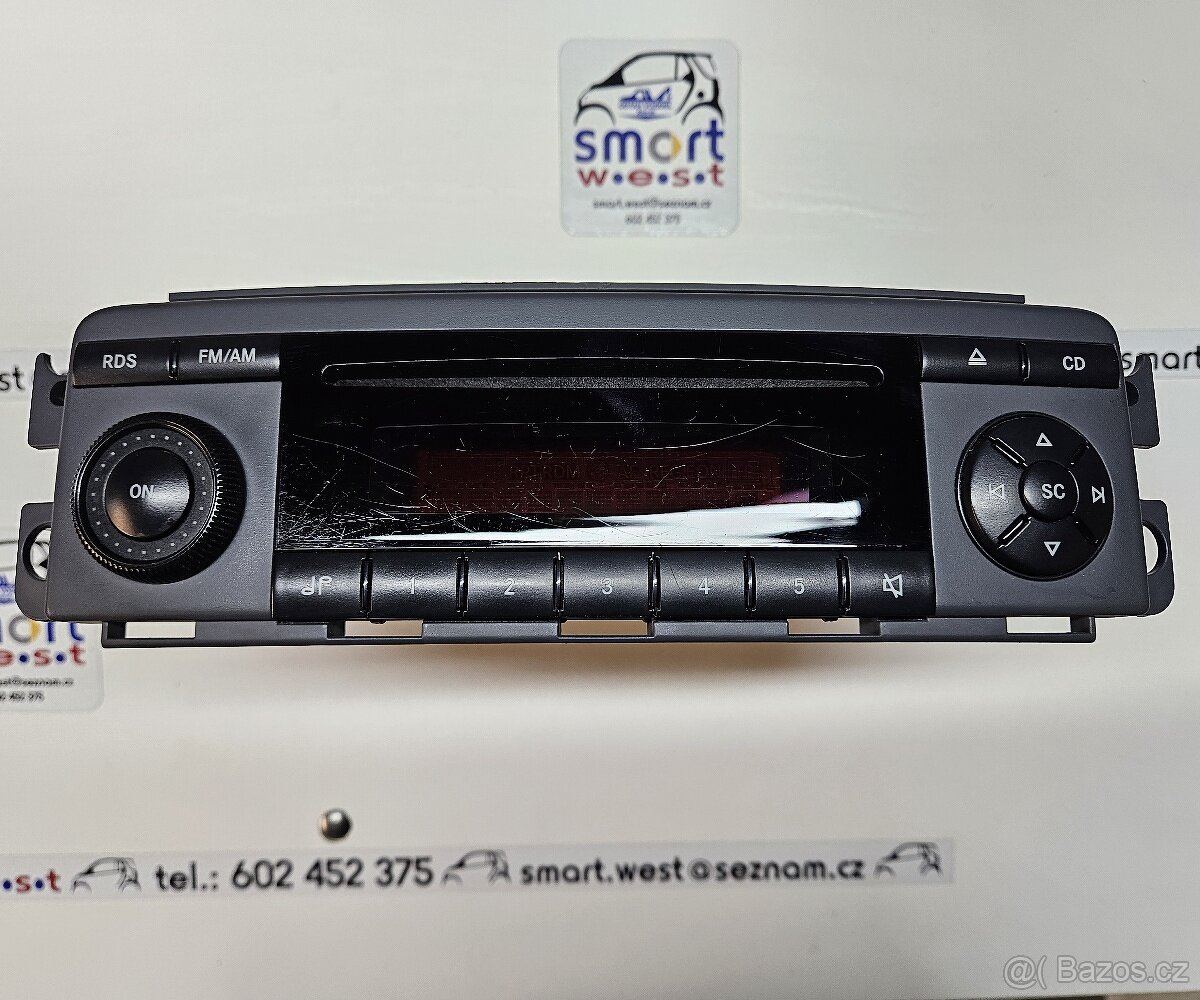 Smart Forfour originál autorádio
