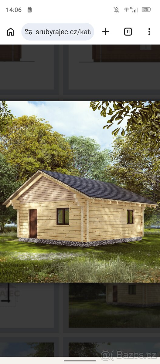 Zahrada, chata, chalupa