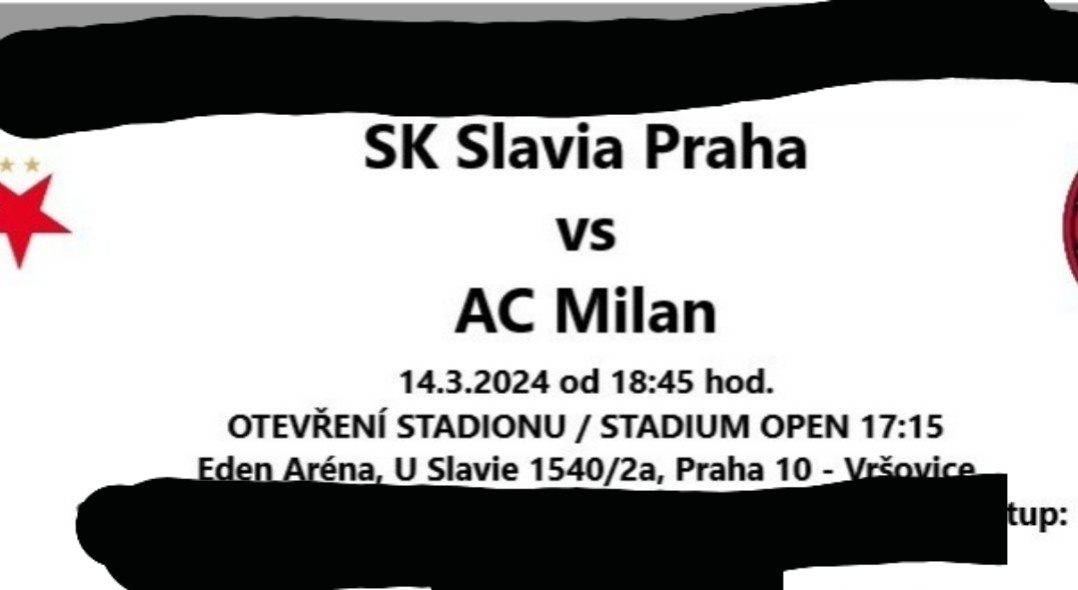 2listky Slavia Praha - AC Milán