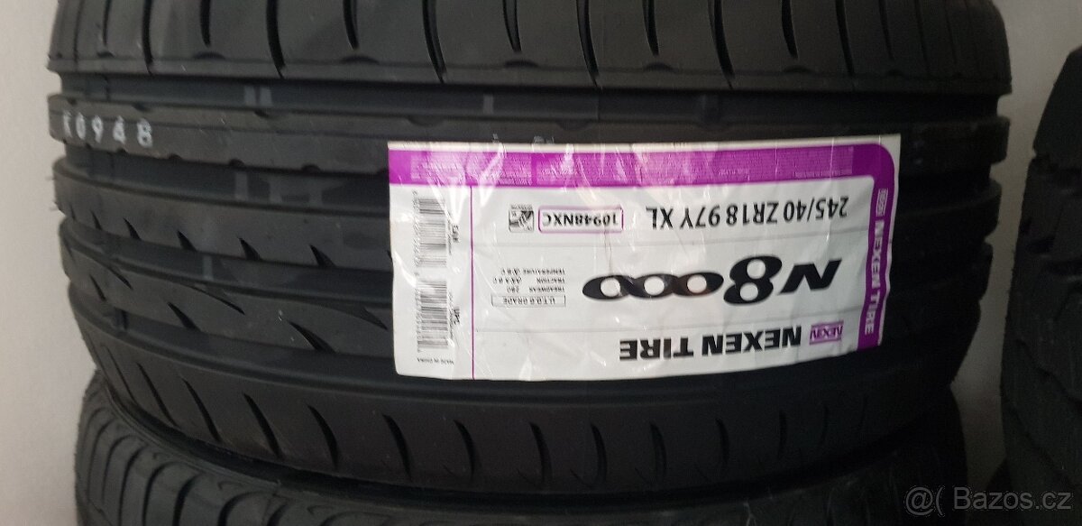 Nové letni pneu 245/40/18 záruka DPH 245 40 R18