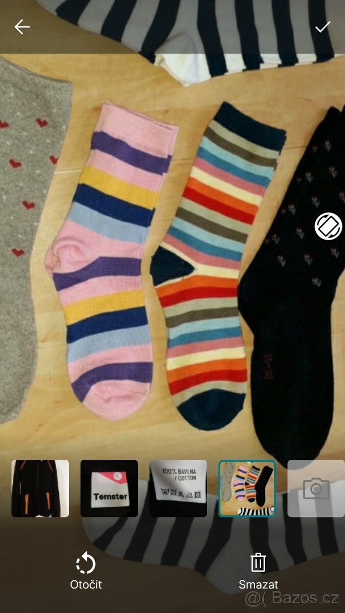 Barevné ponožky vel. 35-38