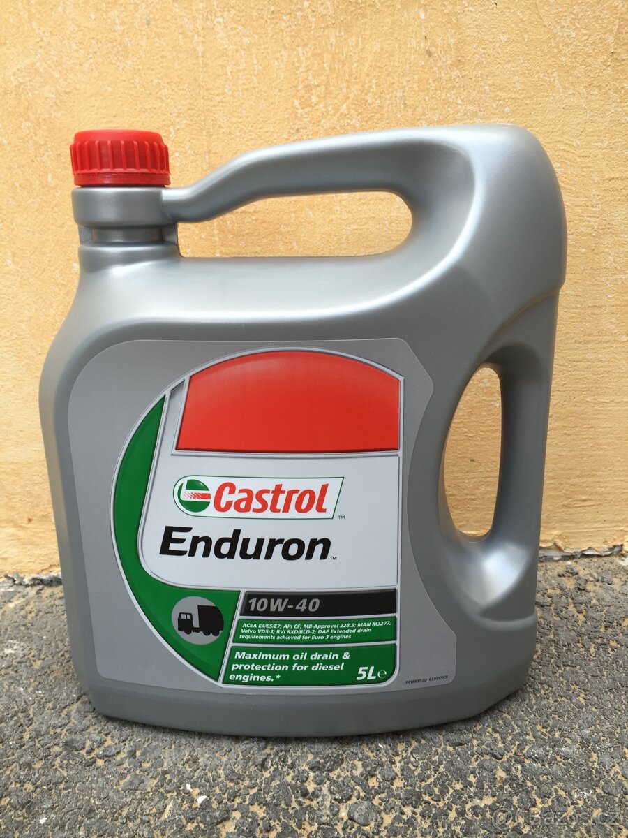 Nový motorový olej CASTROL Enduron 10W40 5 litrů
