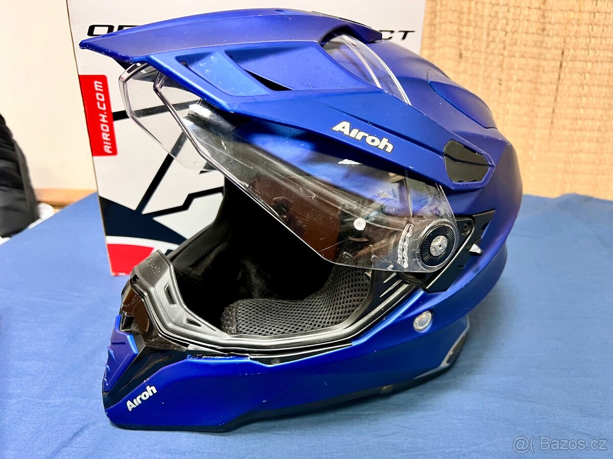 Helma Airoh Commander Color blue matte vel. L