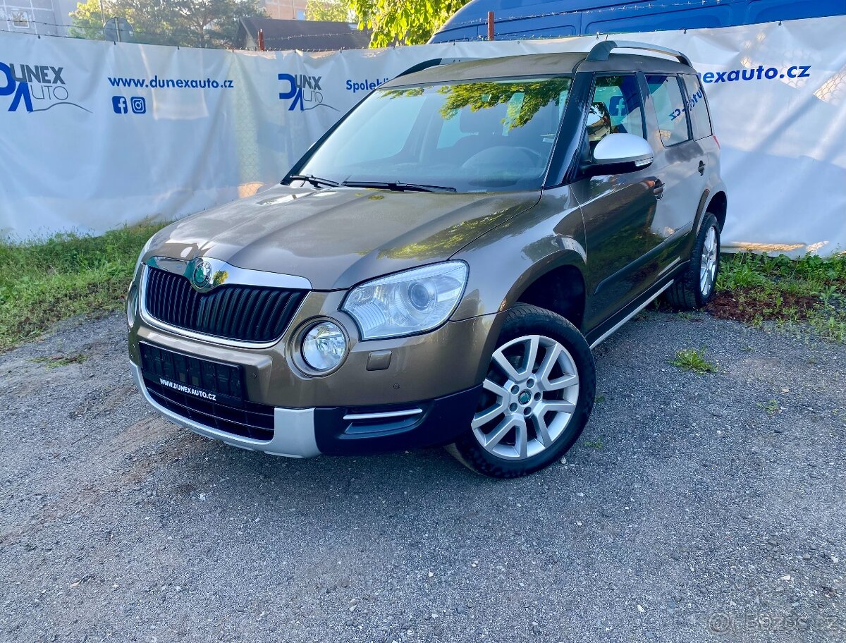 Škoda Yeti, 2.0 TDI, 103 kW, 4x4, TOP STAV