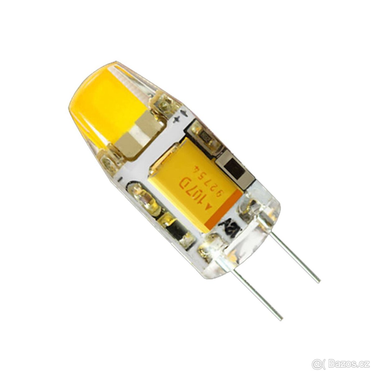 LED žárovka G4 COB 3W 12V AC/DC studená bílá - 10ks