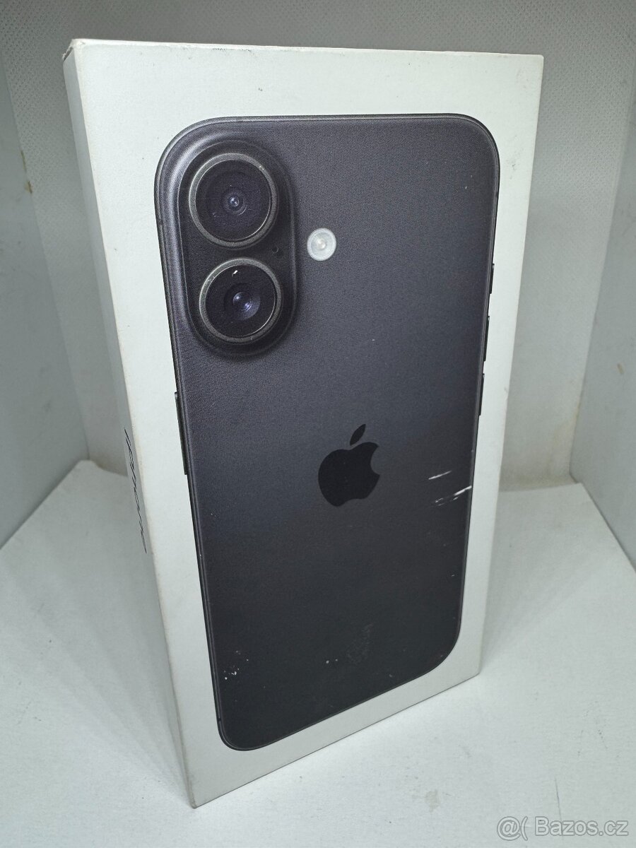 iPhone 16 128GB Black, Apple záruka, komplet