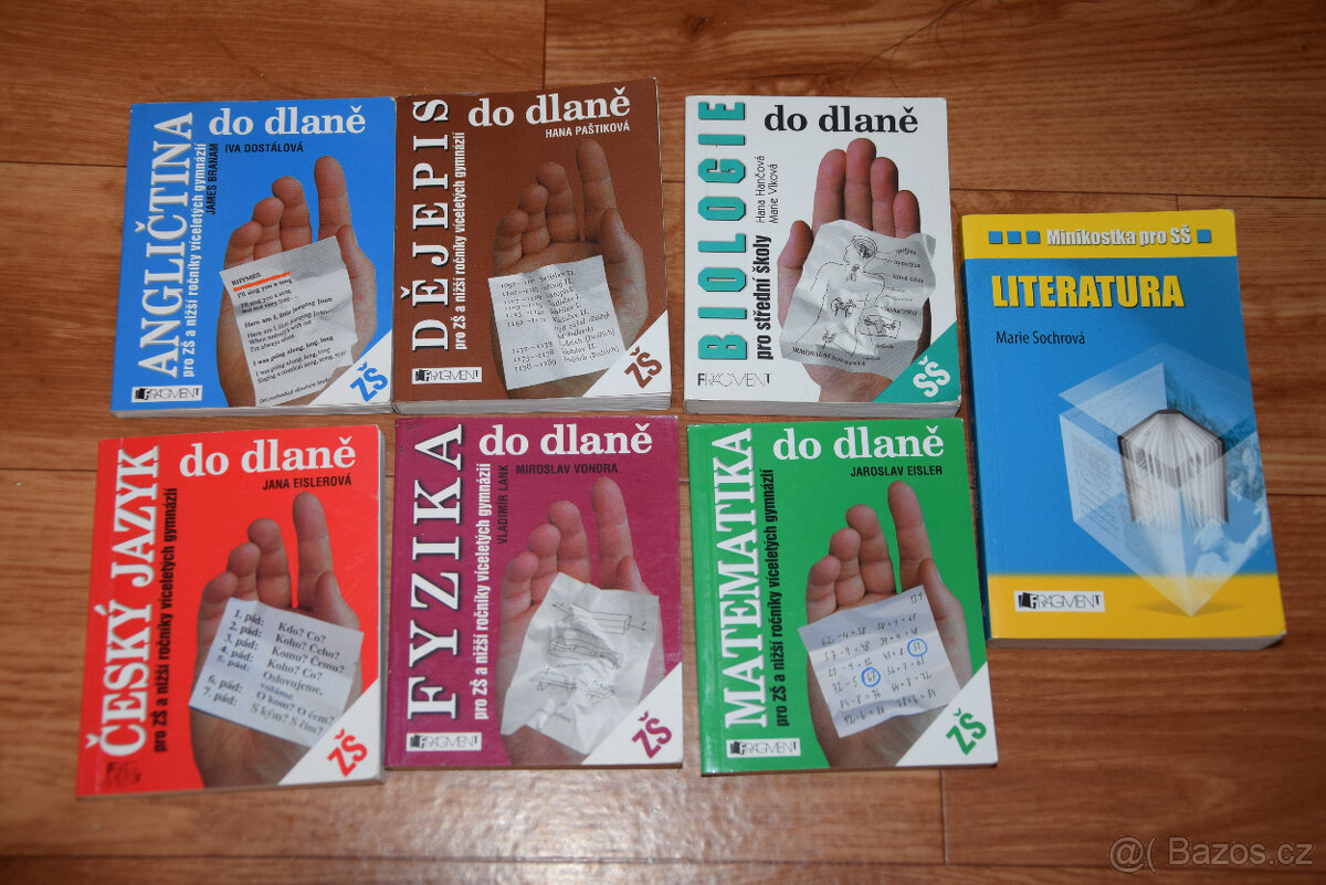 Dějepis, Fyzika, Český a Anglický jazyk do dlaně