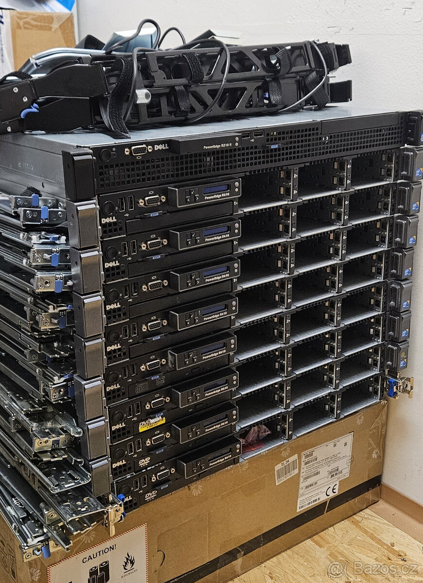 Servery Dell PowerEdge R610, R210 II