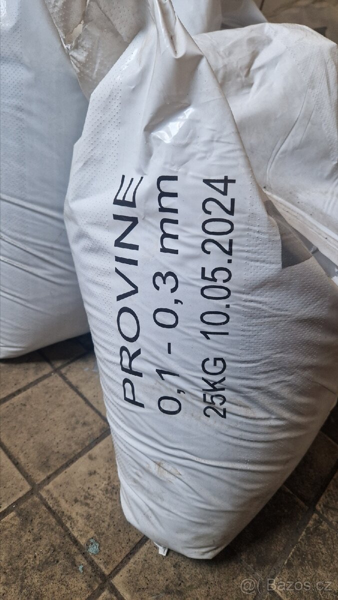 Prodej abraziva na pískování