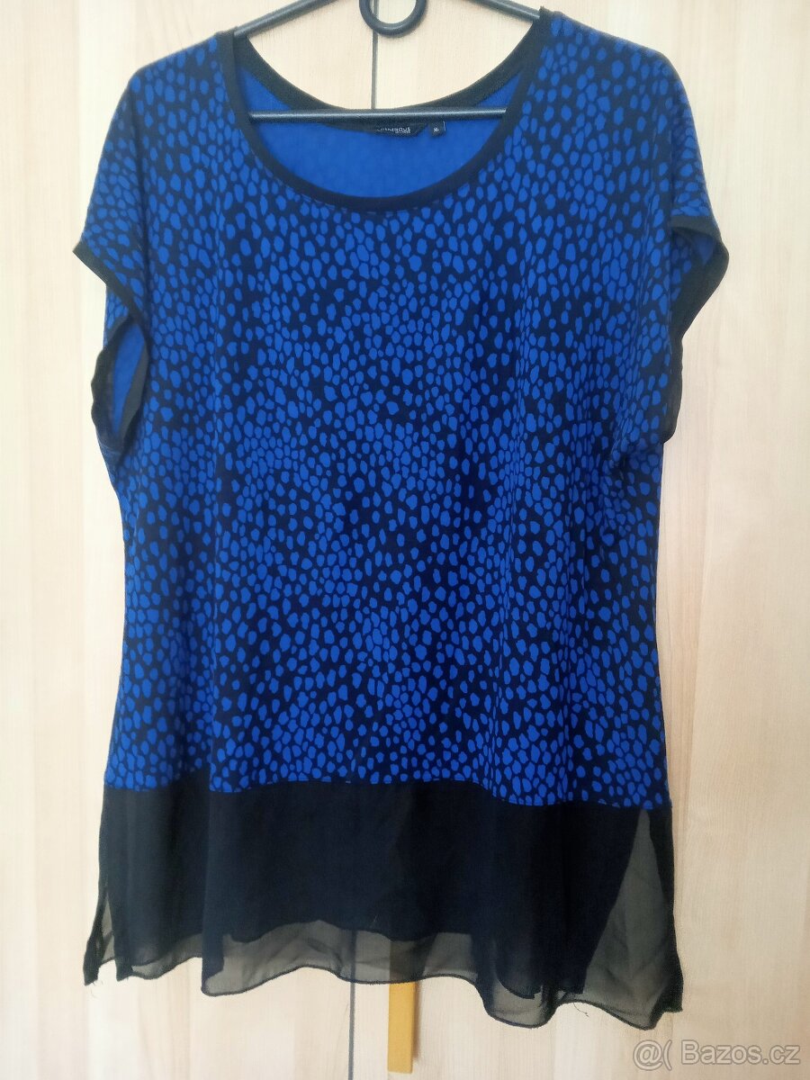 Modročerná halenka zn. Lindex, velikost XL