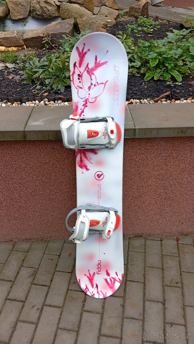 Prodám snowboard 123 cm