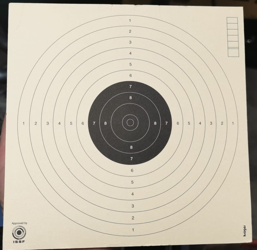 Terče Krüger ISSF VzPi 10m