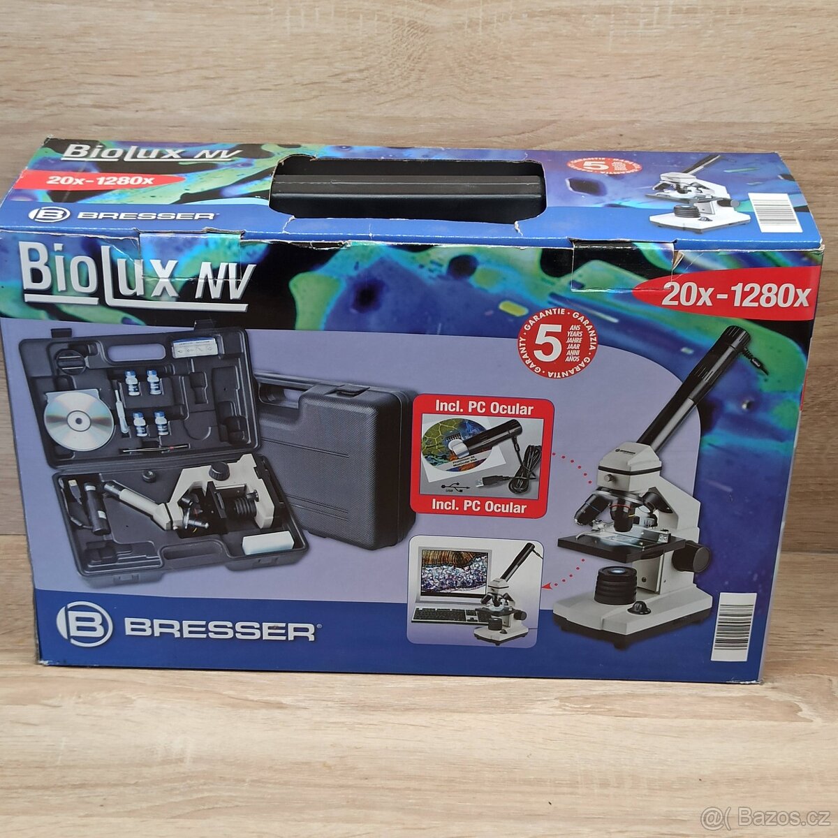 Bresser Biolux NV 20-1280x mikroskop s HD kamerou