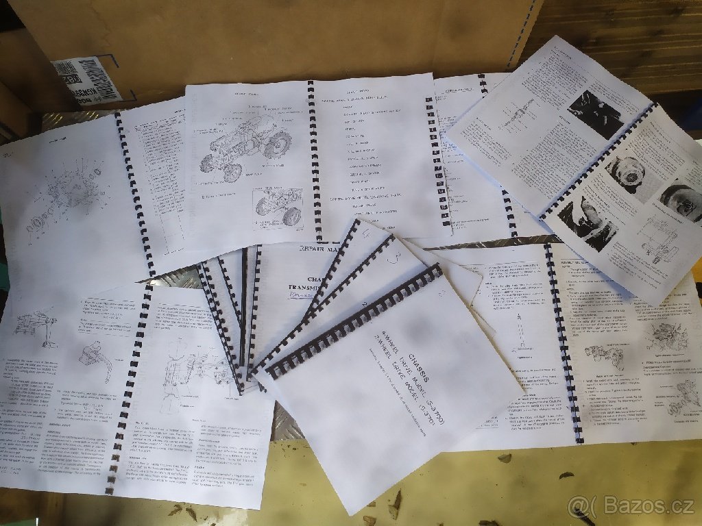 servisní manuál a seznam dílů malotraktor Mitsubishi D1300