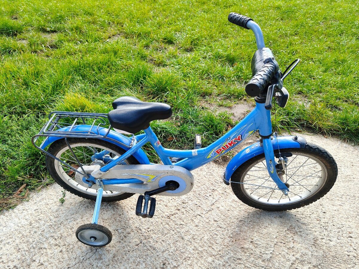 Puky 16 s pomocnými kolečky