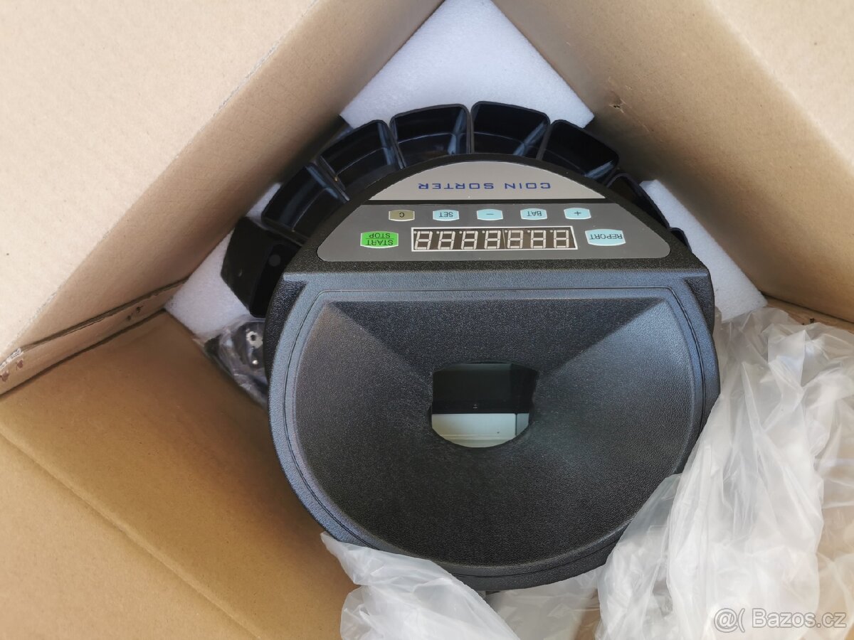 Automatická třídička a počítačka mincí