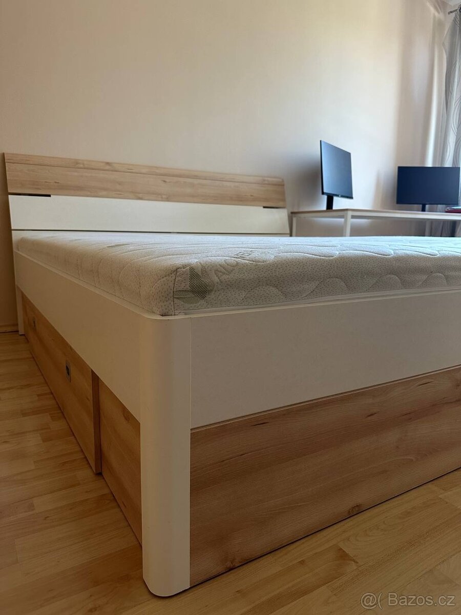 AKCE Postel 180x200 s matrací a stůl 160cm ZDARMA za 8499 Kč
