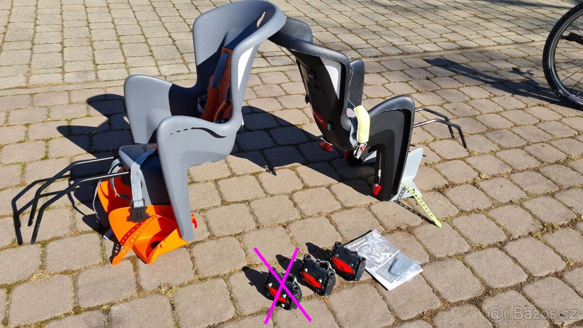 Dětské sedačky na kolo Polisport Bilby (2ks)