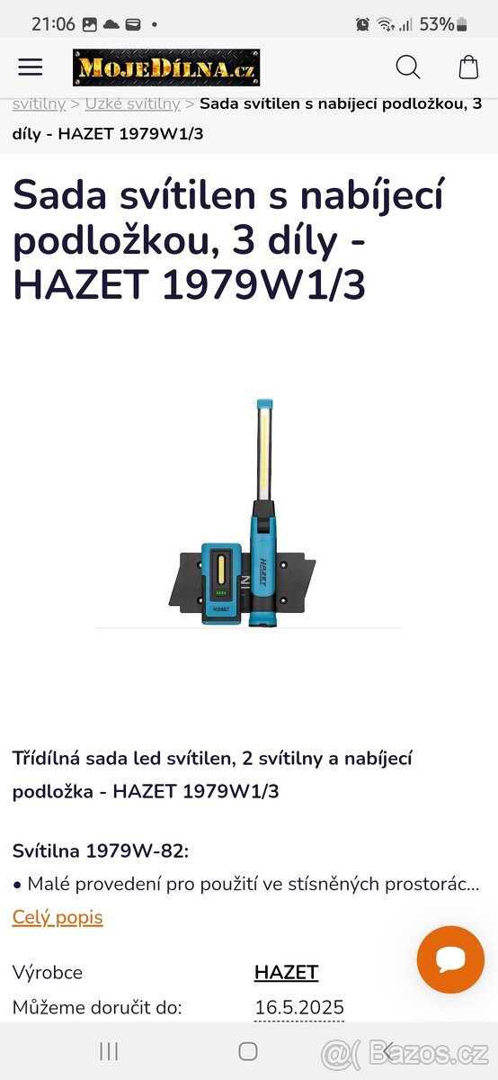 Hazet Lampy