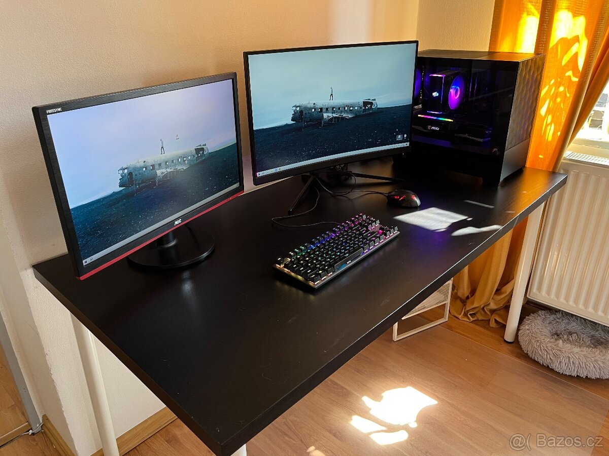 Herní sestava - PC + monitor + klávesnice