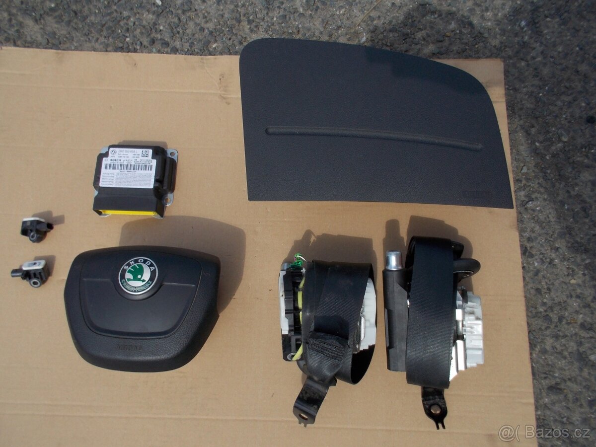 Airbagová sada Škoda Fabia II facelift