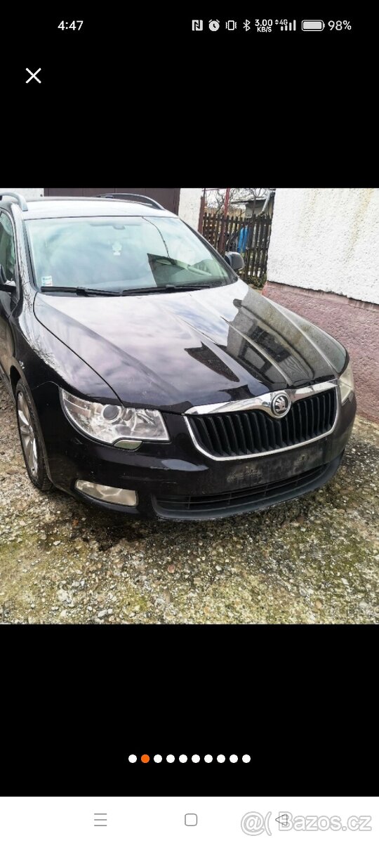 Koupím na Superb 2 před facelift dily na předek