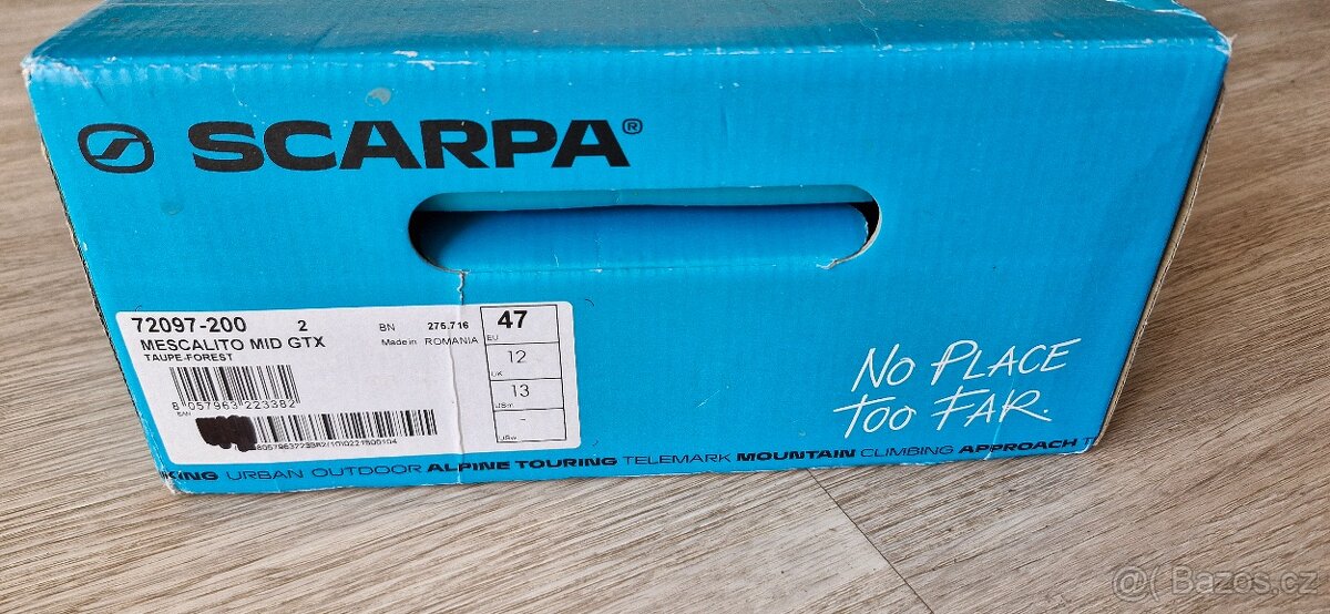 SCARPA BOTY MESCALITO MID GTX vel. 47
