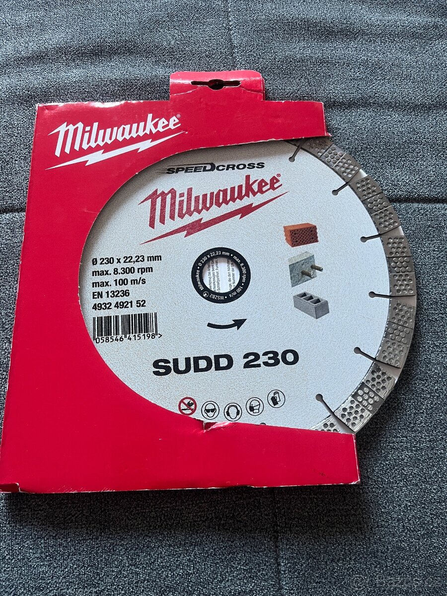Milwaukee kotouč 230 speedcross - 4932492152