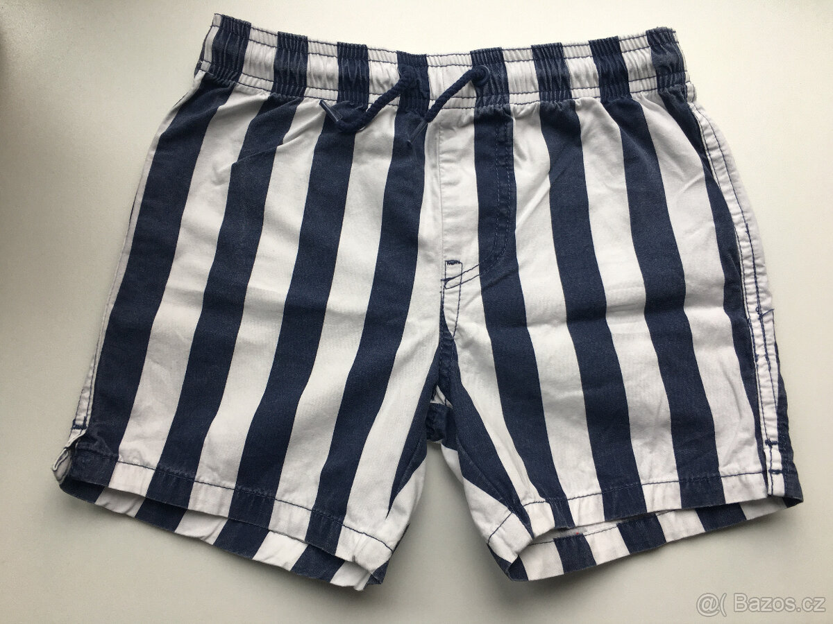 Pruhované dětské kraťasy šortky 4roky Cotton On