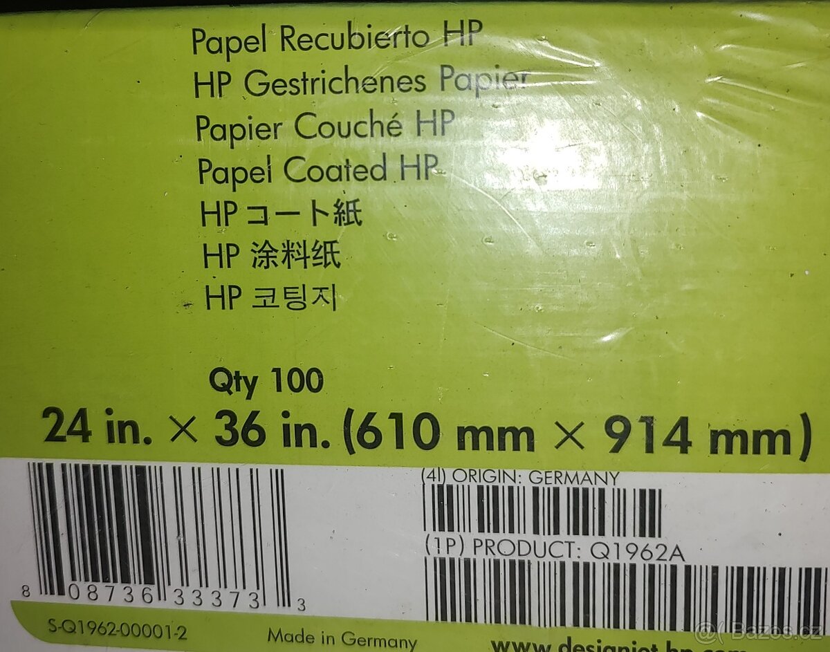 HP papír A1+