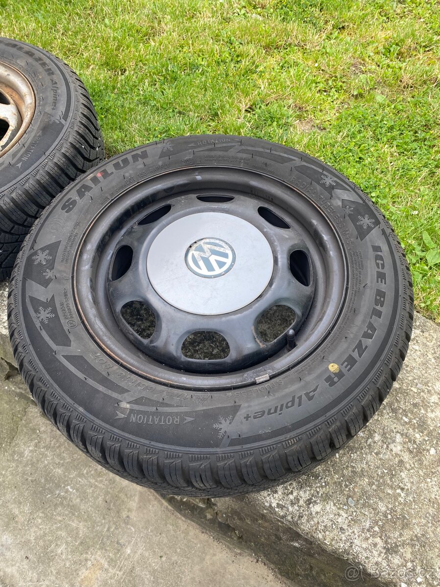Plechové Disky s pokličkami VW