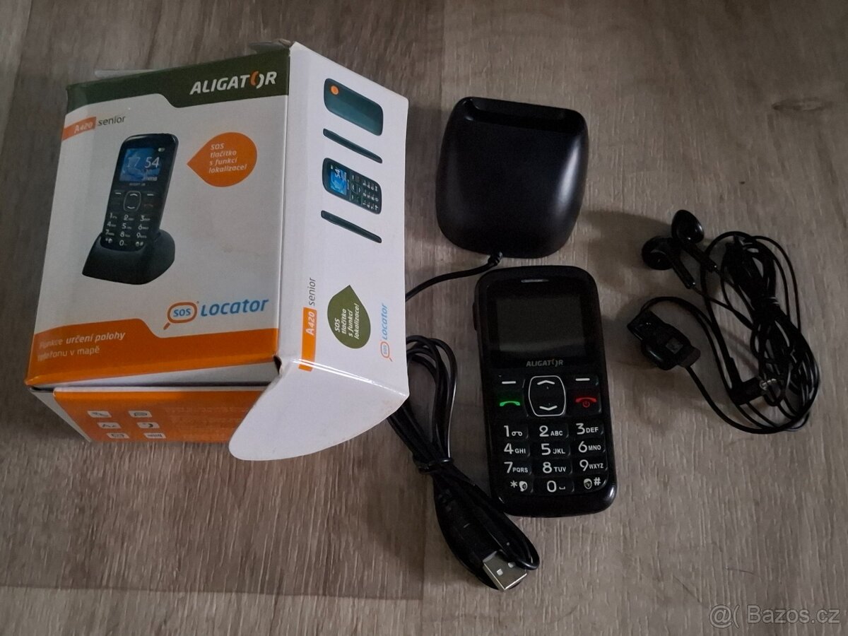 Mobilní telwfon Aligator pro seniory