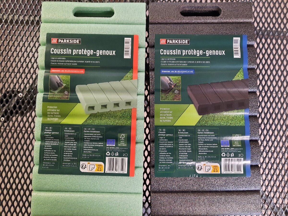 Zahradní klekátko 3 ks á 99 kč,prac.rukavice