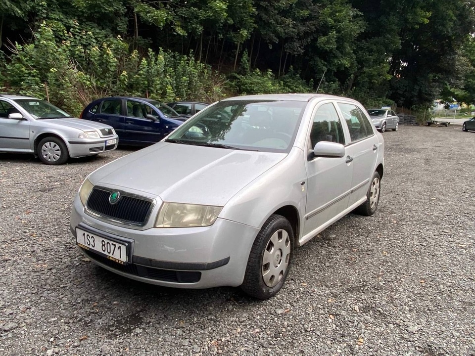 Škoda Fabia 1.4 MPI 50kW ABS Airbag 130tkm nové ČR 2002