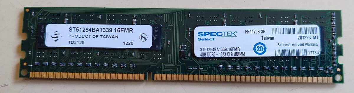 RAM paměť DDR3