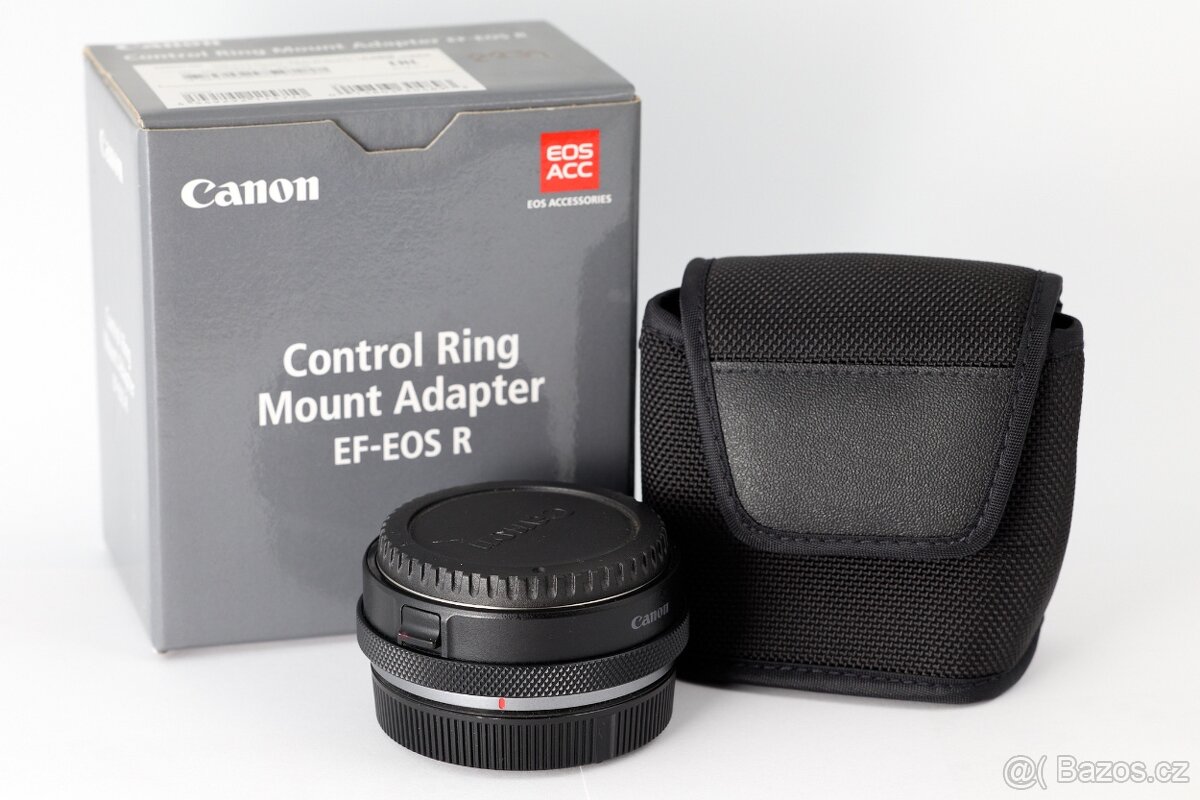 Prodám adaptér Canon EF – EOS-R s nastavovacím kroužkem