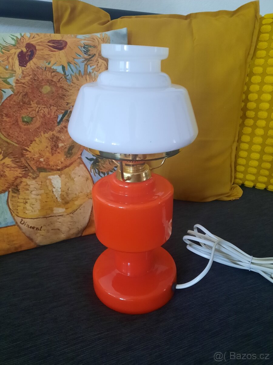 Elegantní retro stolní lampa originál 70léta