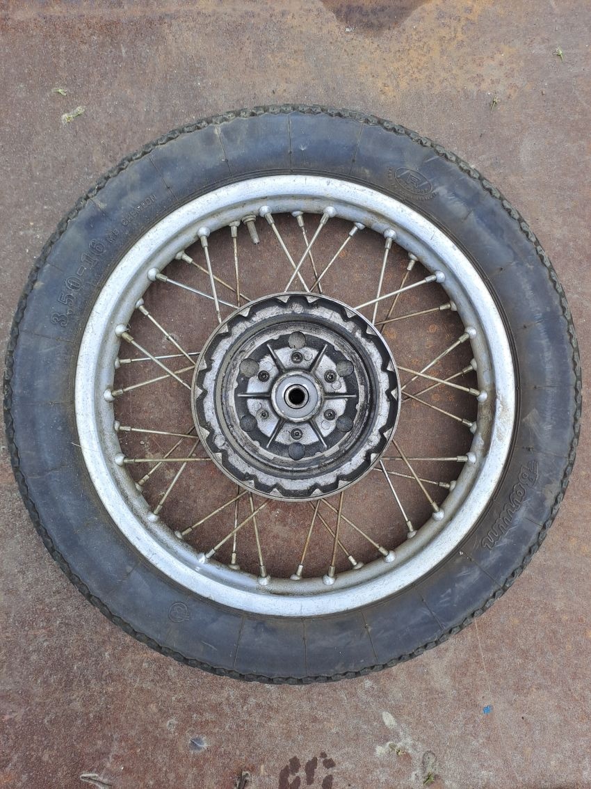 Jawa 250/350 kývačka kolo dural ráfek