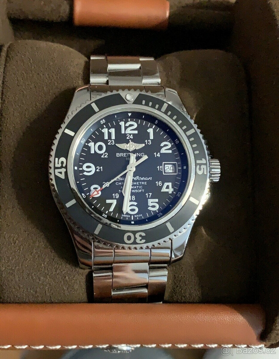 BREITLING SUPEROCEAN II 42 CHRONOMETR Z NEREZOVÉ OCELI REF.