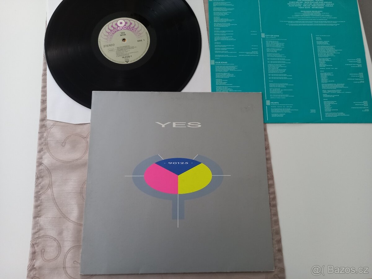 YES “ 90125 “ /Atlantic 1983/+orig. vnut. ob/texty,top s