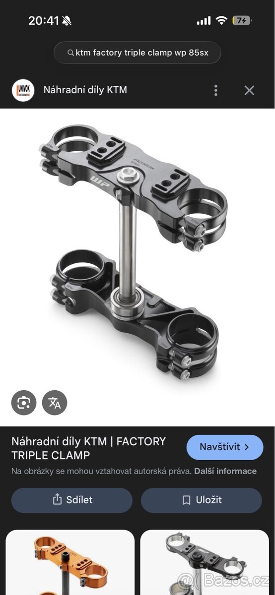 Ktm powerparts brýle 85sx/mc/tc