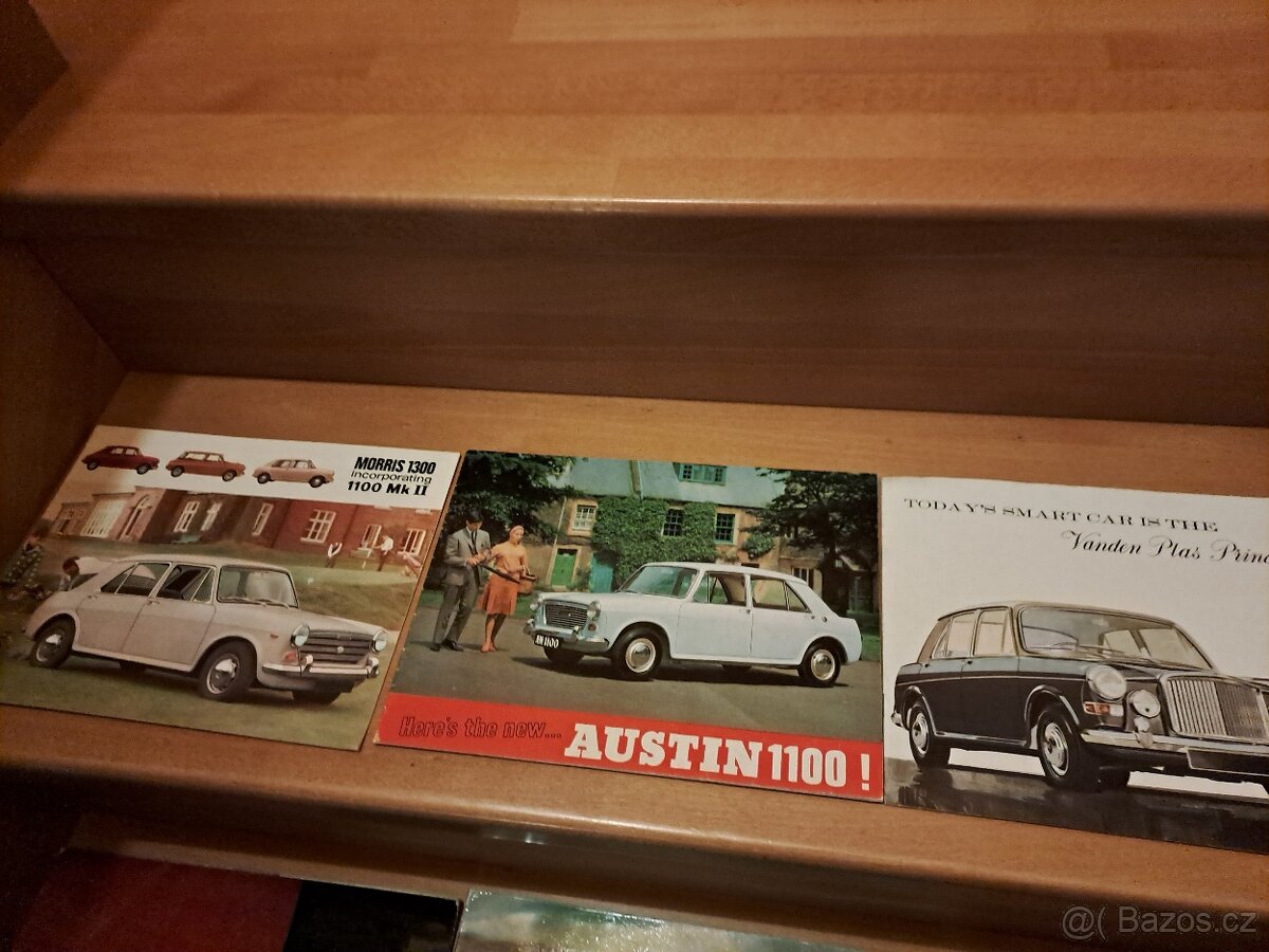 Prodám dobové prospekty Austin